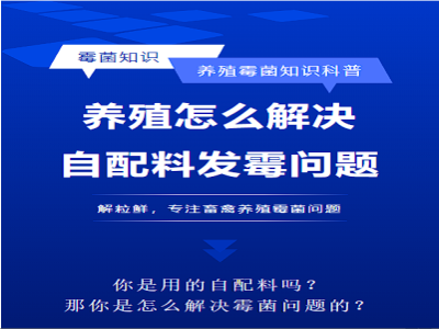 搞养殖怎么解决自配料发霉问题？饲料发霉怎么处理？